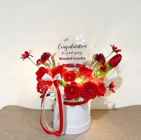 Bloom Box Akrilik Ucapan Grand Opening Antapani